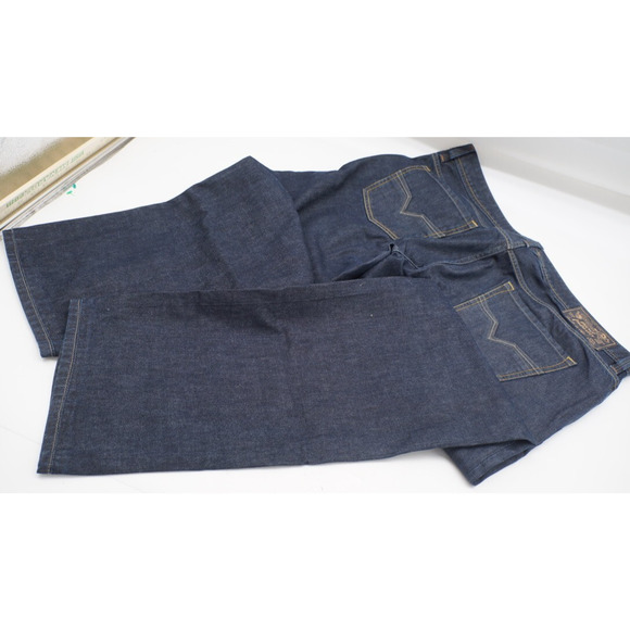 Mens Diesel LARKEE Jeans W40 L34 Dark Wash Straight Leg Blue Button Up - Picture 10 of 12